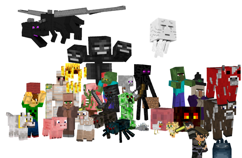 minecraft_mob_party___by_drawertolife-d5xmf0f